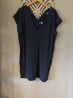 Grey/Blue Diane Von Furstenberg Swim Coverup Size Small